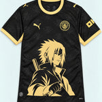 Manchester City Black Sasuke Last Uchiha Jersey — Front
