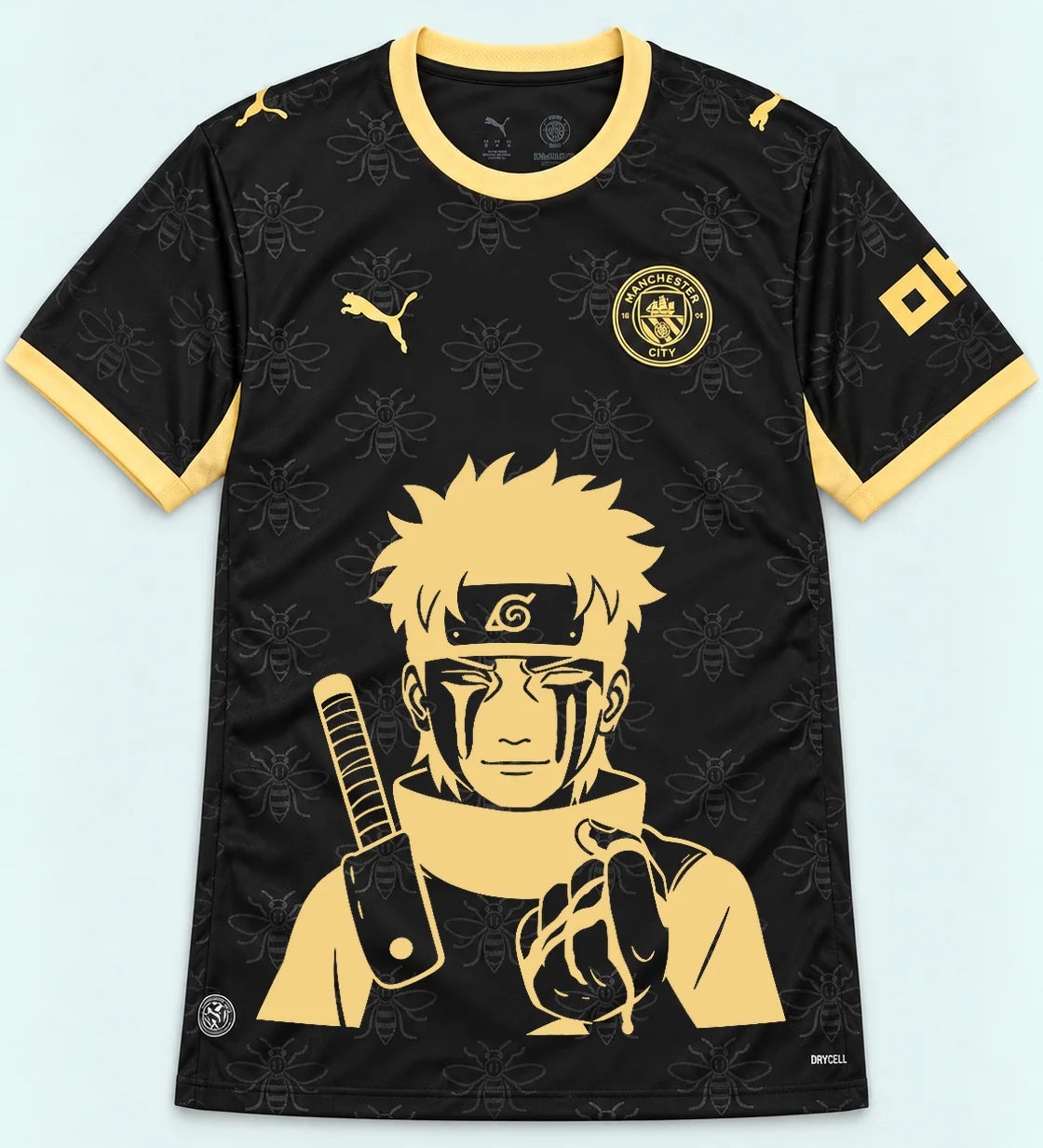 Manchester City Black Shisui Last Promise Jersey — Front