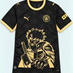 Manchester City Black Shisui Raven Oath Jersey — Front