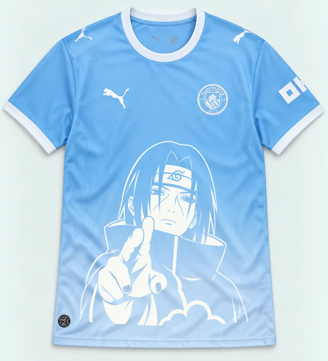 Manchester City Sky Itachi Silent Promise Jersey — Front