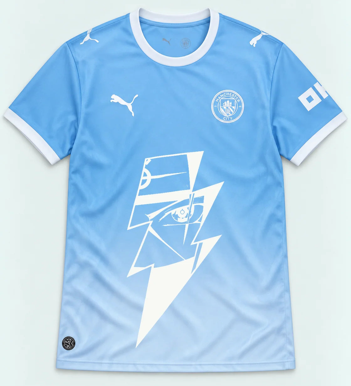 Manchester City Sky Kakashi Lightning Eye Jersey — Front