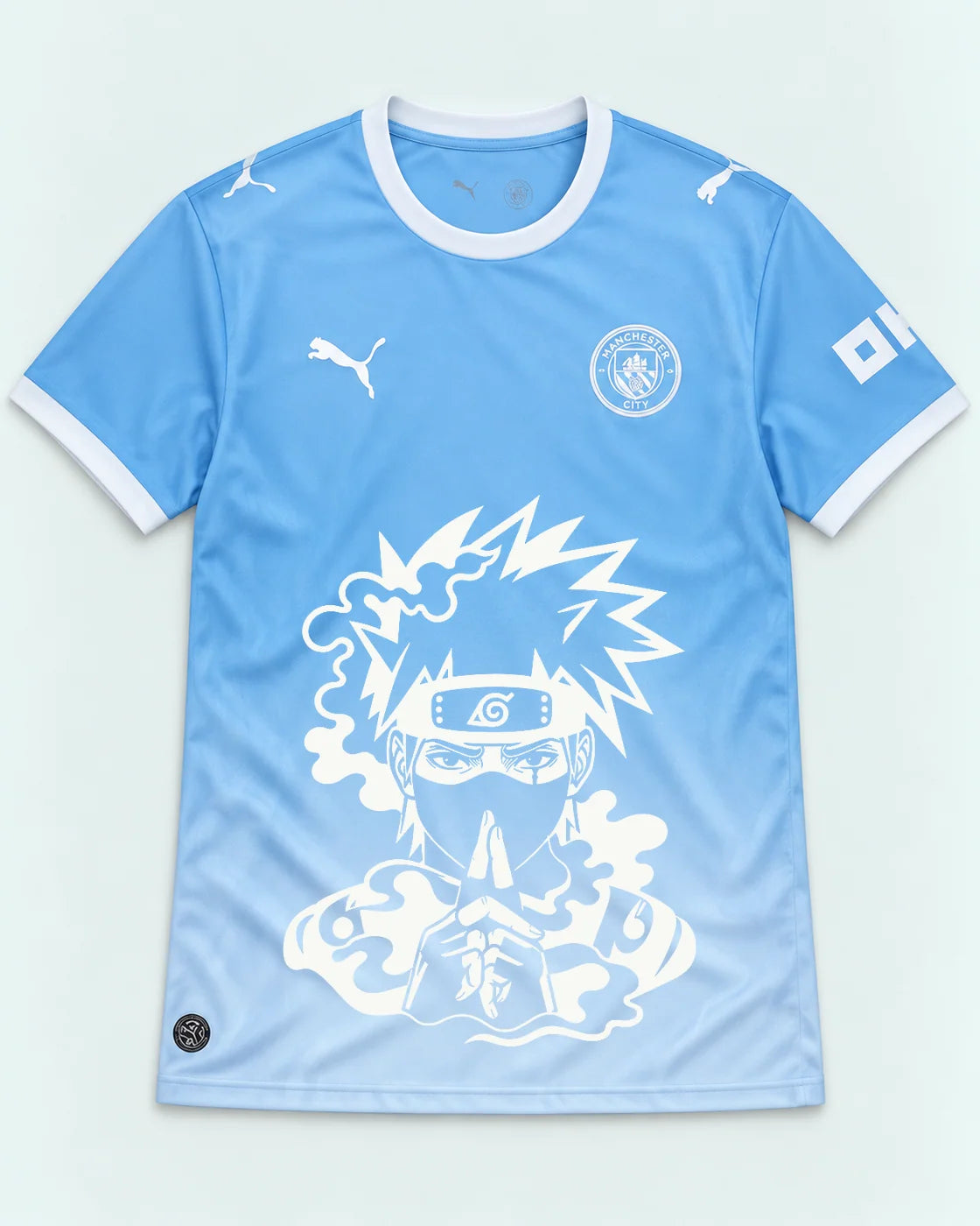 Manchester City Sky Kakashi Silent Jutsu Jersey — Front