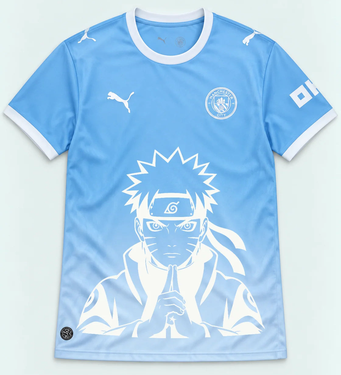 Manchester City Sky Naruto Sage Resolve Jersey — Front