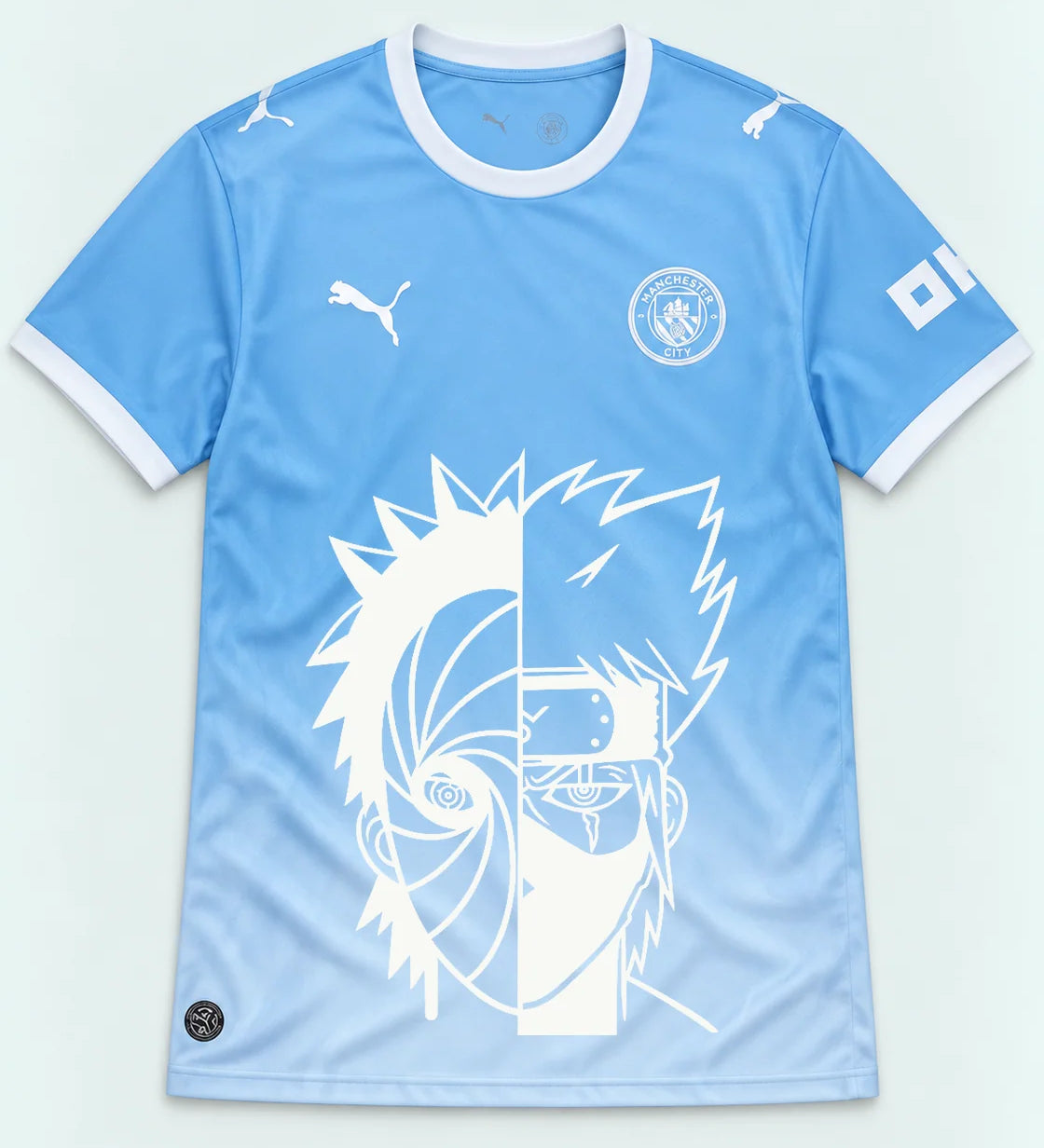 Manchester City Sky Obito Kakashi Shared Destiny Jersey — Front
