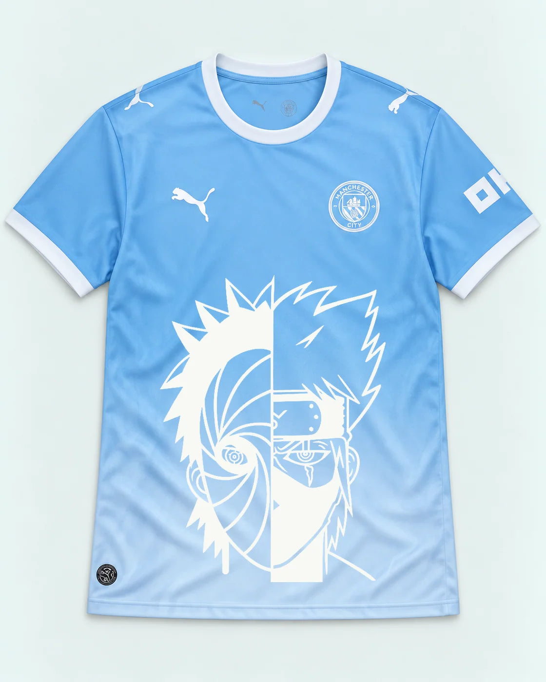 Manchester City Sky Obito Kakashi Shared Destiny Jersey — Front