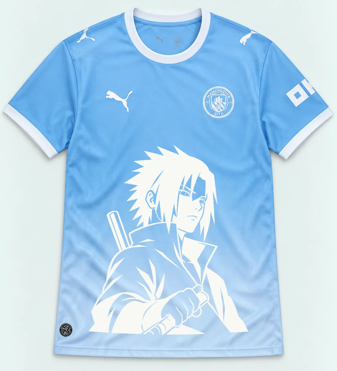 Manchester City Sky Sasuke Last Uchiha Jersey — Front
