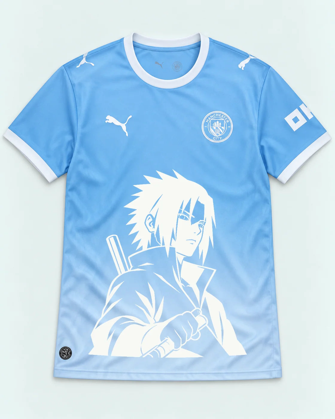 Manchester City Sky Sasuke Last Uchiha Jersey — Front