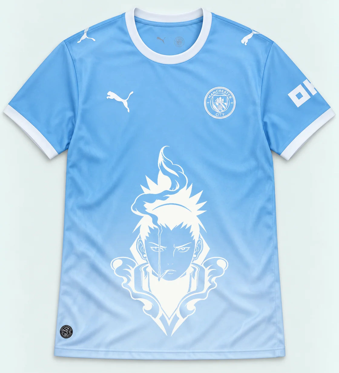 Manchester City Sky Shikamaru Shadow Mind Jersey — Front