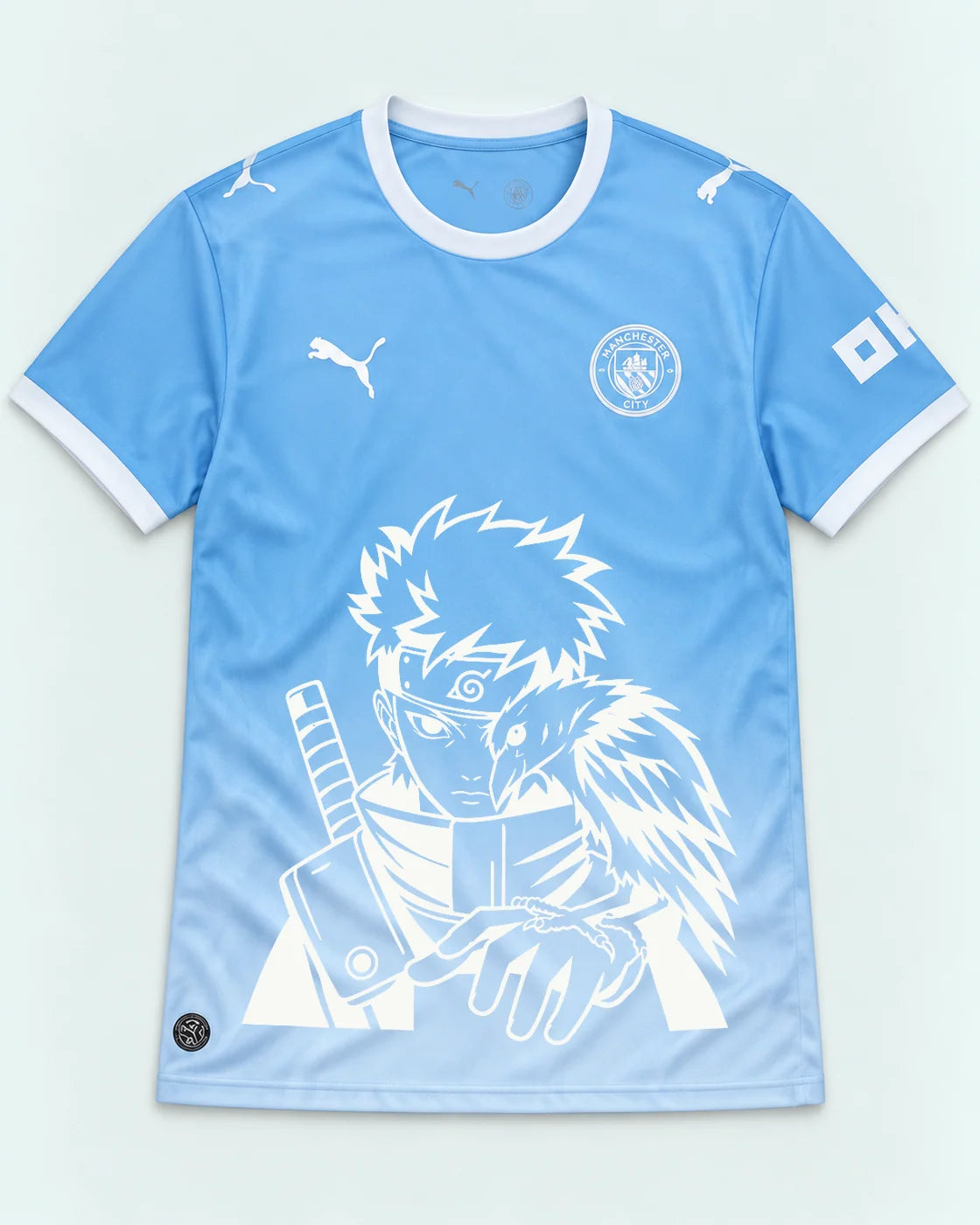 Manchester City Sky Shisui Raven Oath Jersey — Front
