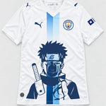 Manchester City White Shisui Last Promise Jersey — Front