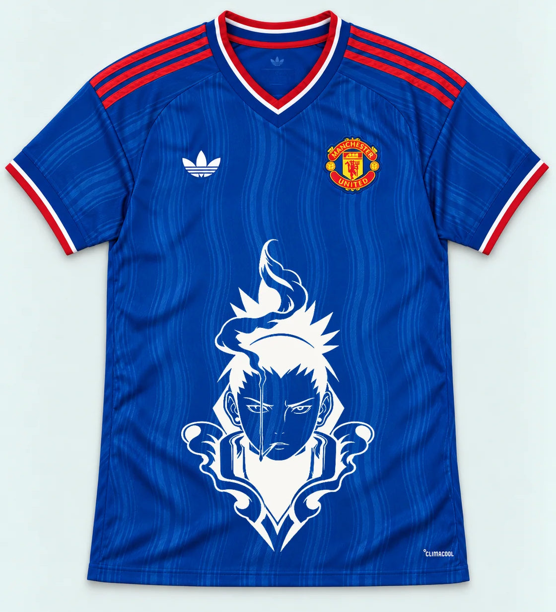 Manchester United Blue Shikamaru Shadow Mind Jersey — Front