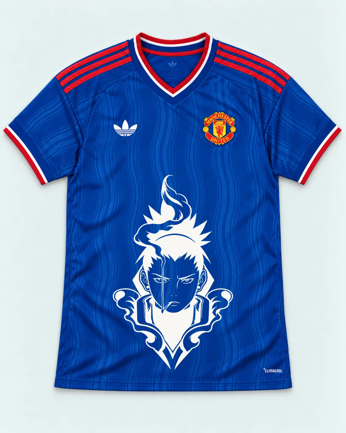 Manchester United Blue Shikamaru Shadow Mind Jersey — Front