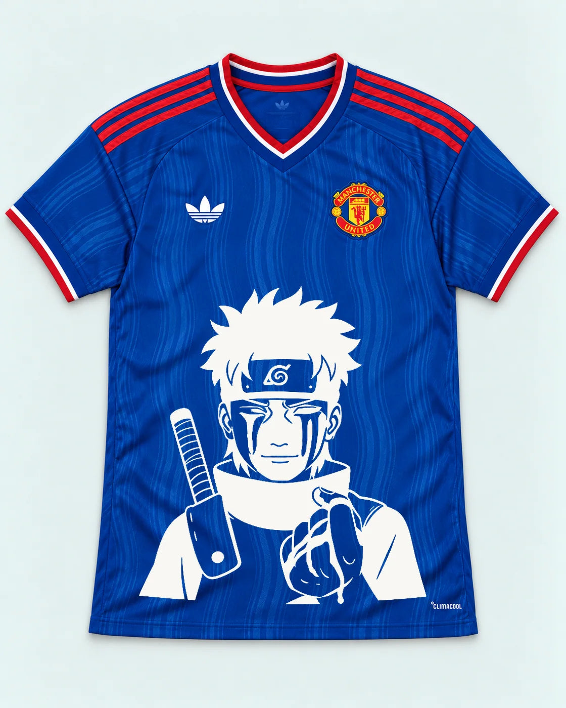 Manchester United Blue Shisui Last Promise Jersey — Front