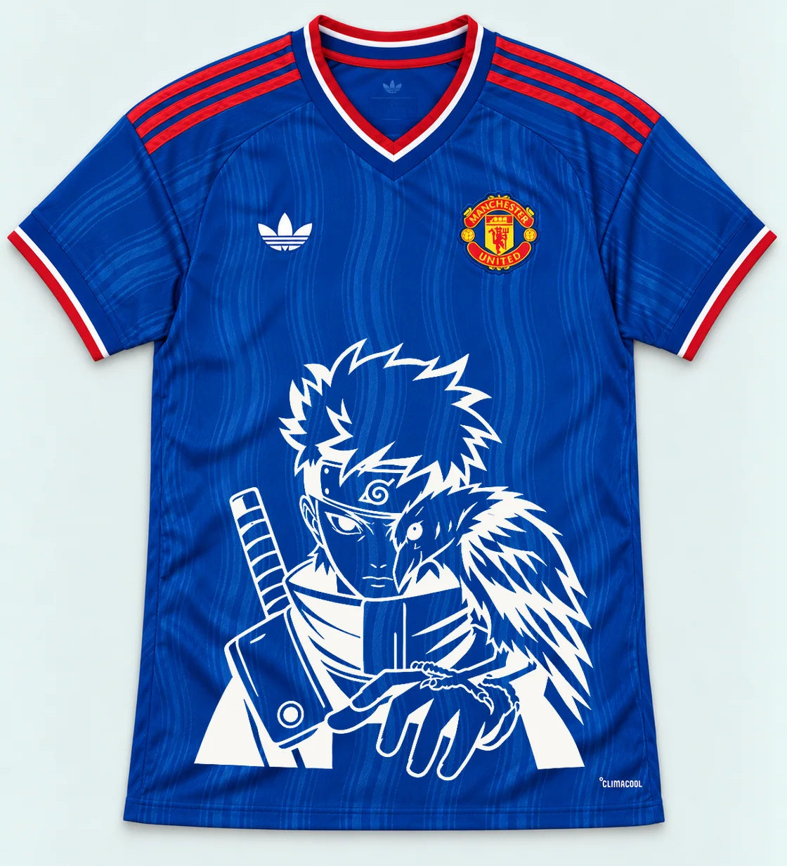Manchester United Blue Shisui Raven Oath Jersey — Front