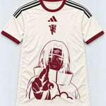 Manchester United Cream Itachi Silent Promise Jersey — Front