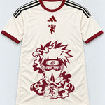 Manchester United Cream Kakashi Silent Jutsu Jersey — Front