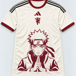 Manchester United Cream Naruto Sage Resolve Jersey — Front