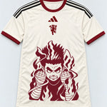 Manchester United Cream Rock Lee Inner Flame Jersey — Front