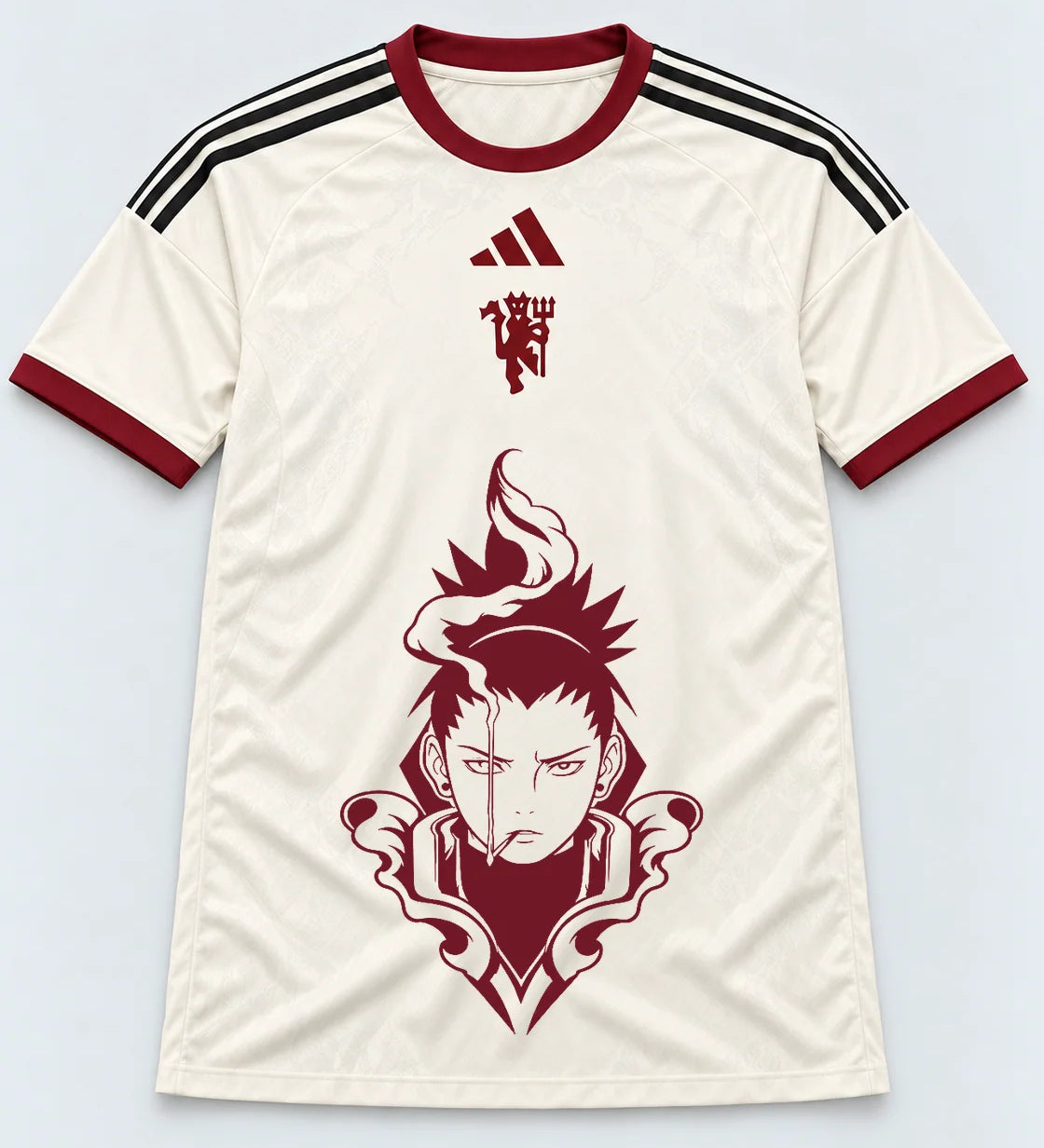 Manchester United Cream Shikamaru Shadow Mind Jersey — Front