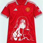 Manchester United Red Itachi Silent Promise Jersey — Front