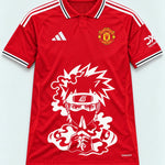 Manchester United Red Kakashi Silent Jutsu Jersey — Front