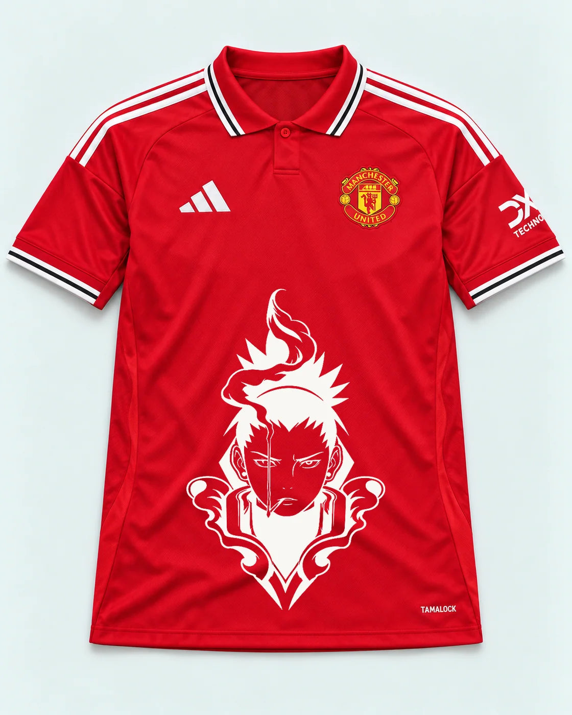 Manchester United Red Shikamaru Shadow Mind Jersey — Front