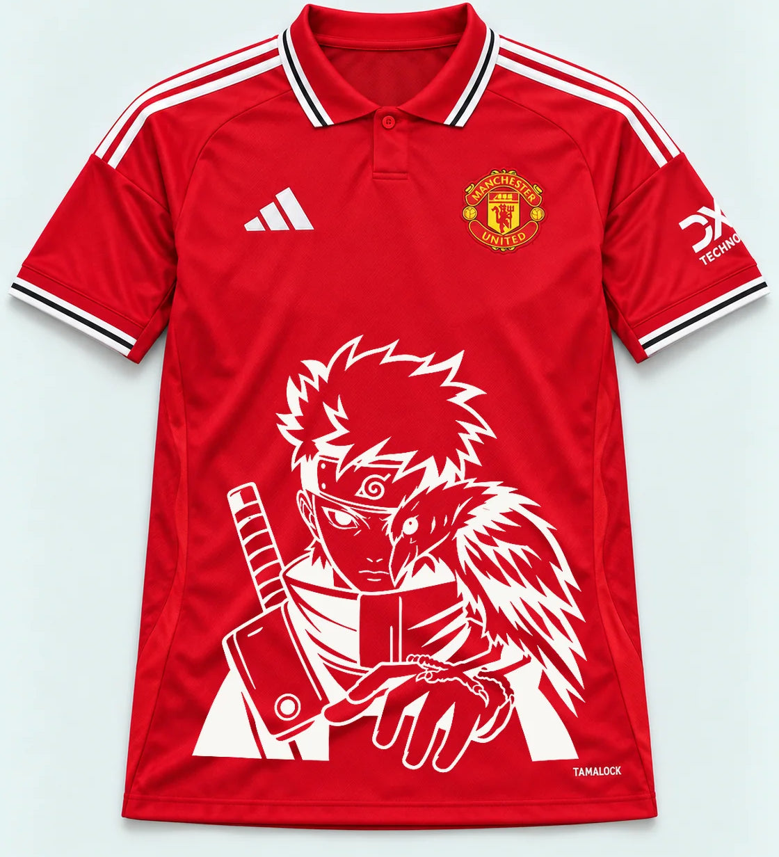Manchester United Red Shisui Raven Oath Jersey — Front
