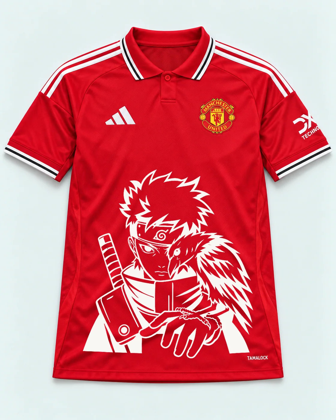 Manchester United Red Shisui Raven Oath Jersey — Front