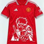 Manchester United Red Shisui Raven Oath Jersey — Front