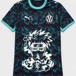 Olympique Marseille Dark Kakashi Silent Jutsu Jersey — Front