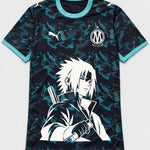 Olympique Marseille Dark Sasuke Last Uchiha Jersey — Front