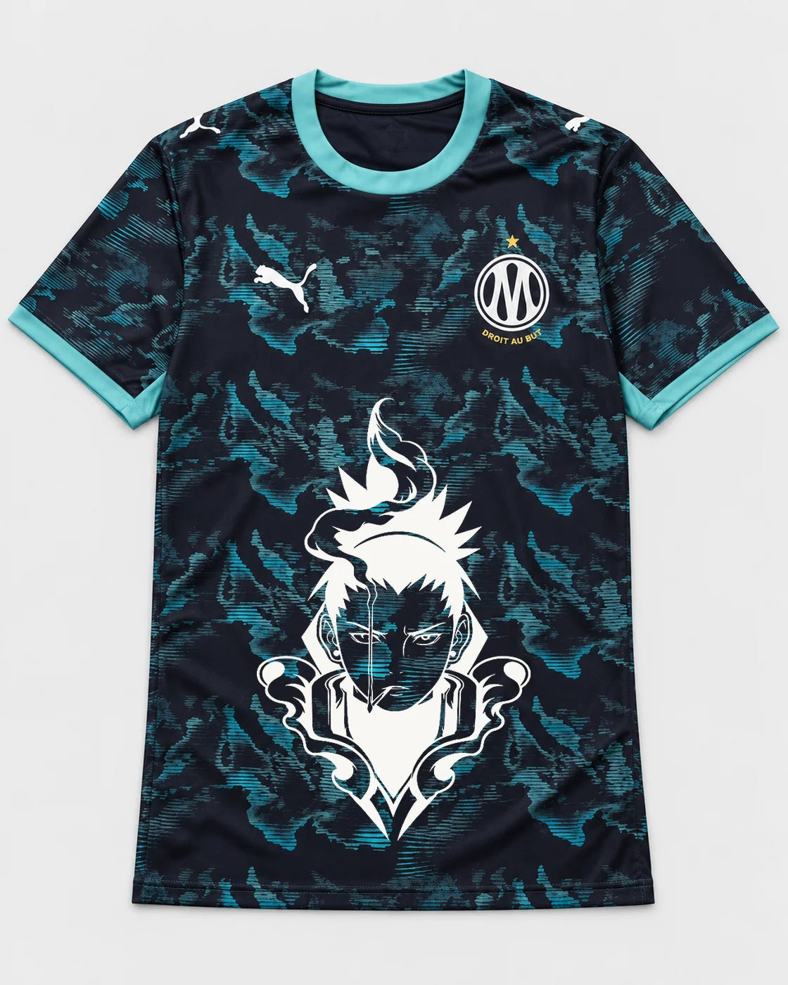 Olympique Marseille Dark Shikamaru Shadow Mind Jersey — Front