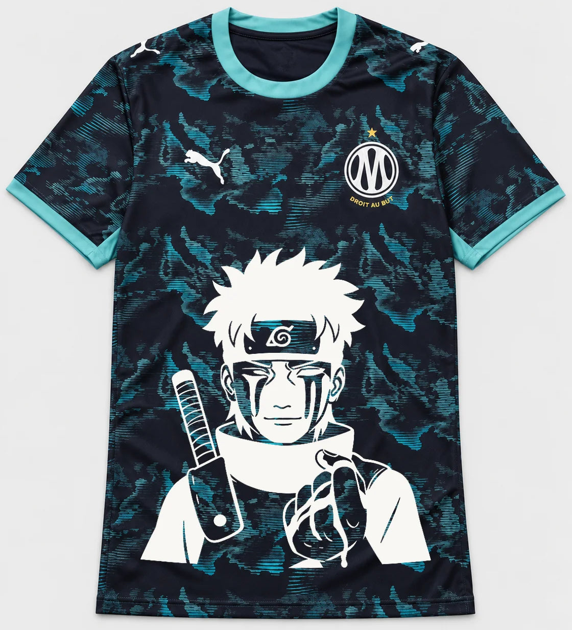 Olympique Marseille Dark Shisui Last Promise Jersey — Front