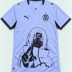 Olympique Marseille Lavender Itachi Silent Promise Jersey — Front