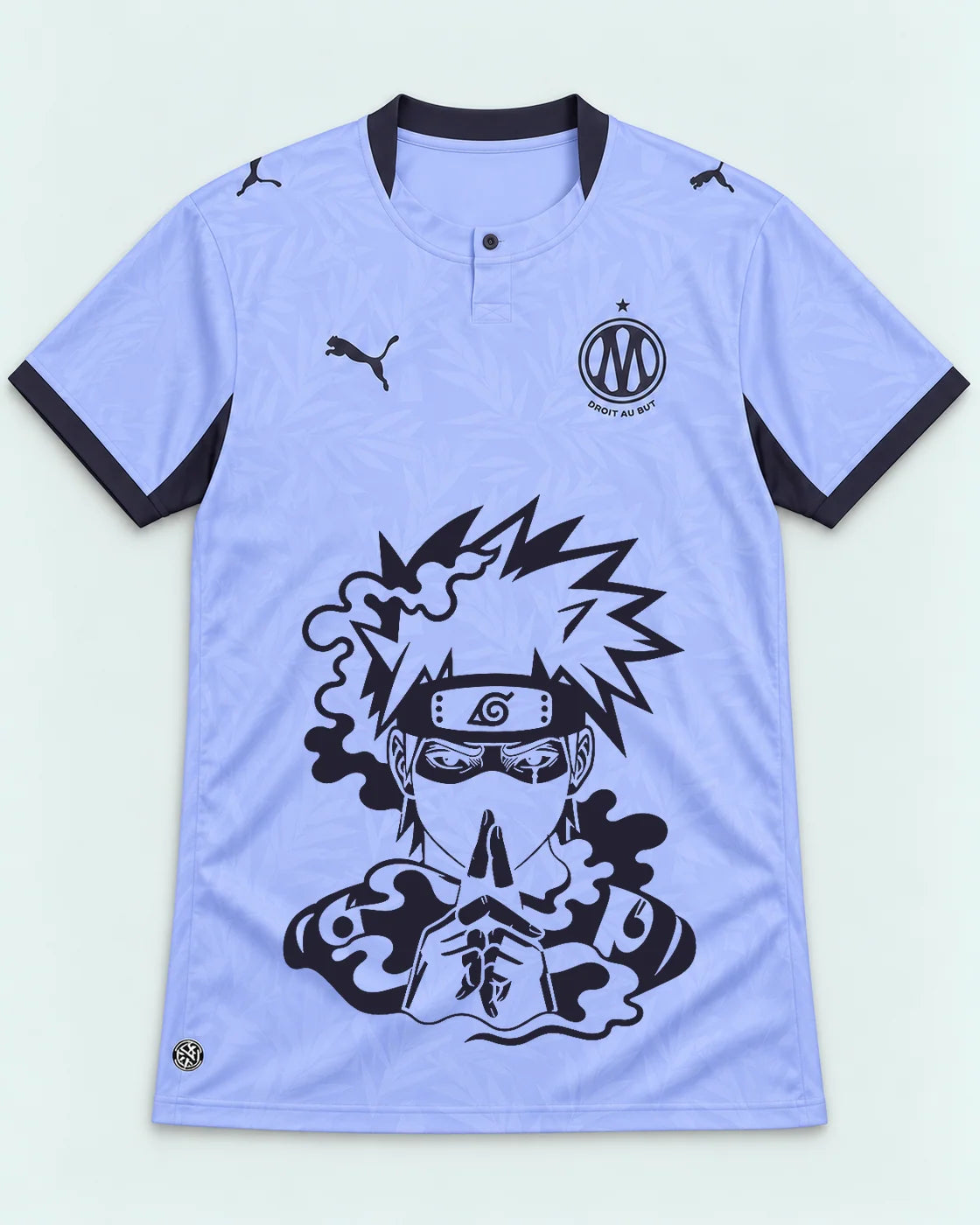 Olympique Marseille Lavender Kakashi Silent Jutsu Jersey — Front