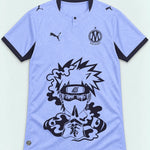 Olympique Marseille Lavender Kakashi Silent Jutsu Jersey — Front