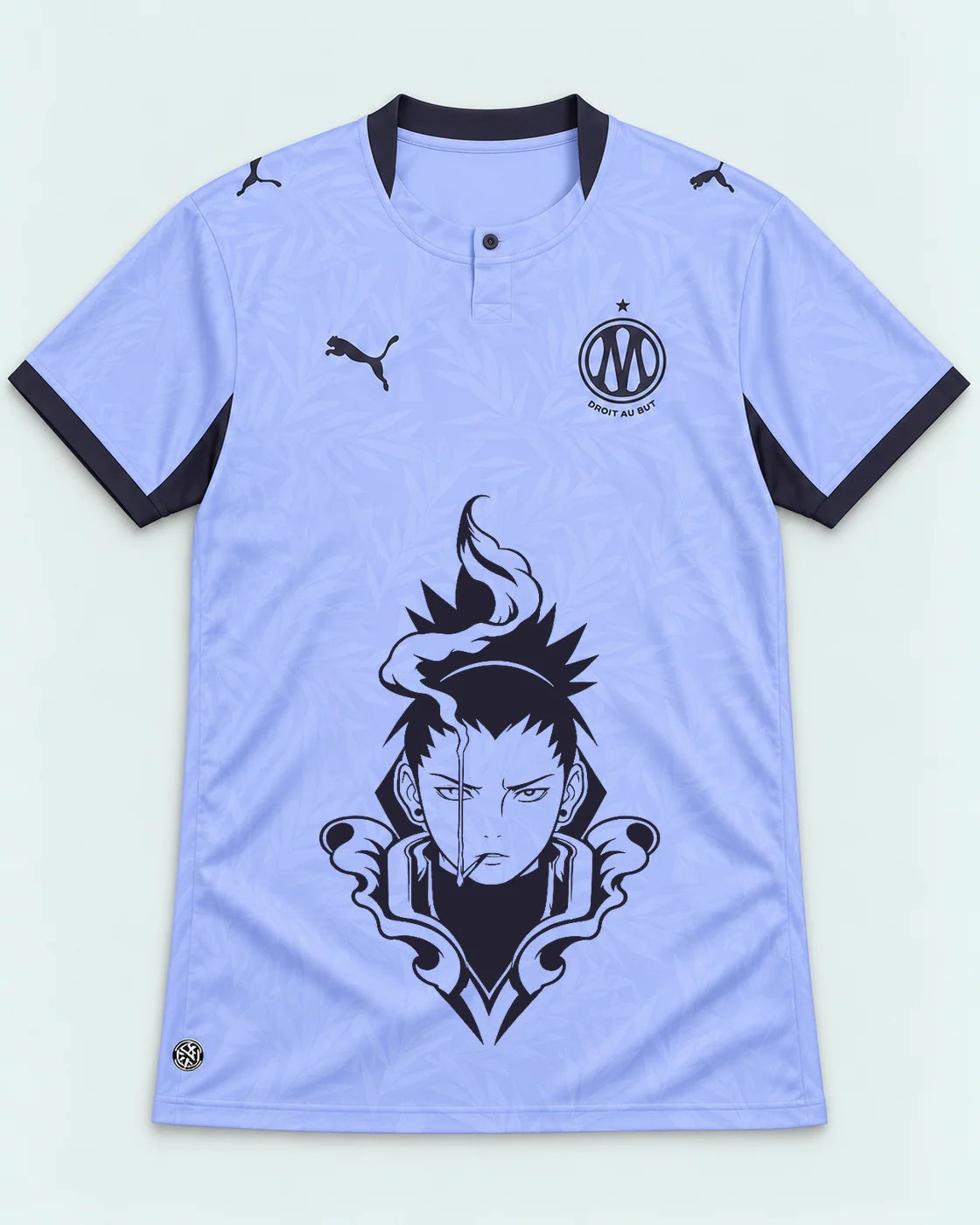 Olympique Marseille Lavender Shikamaru Shadow Mind Jersey — Front