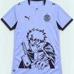 Olympique Marseille Lavender Shisui Raven Oath Jersey — Front
