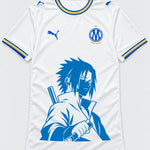 Olympique Marseille White Sasuke Last Uchiha Jersey — Front