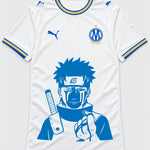Olympique Marseille White Shisui Last Promise Jersey — Front