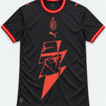 AC Milan Dark Kakashi Lightning Eye Jersey — Front