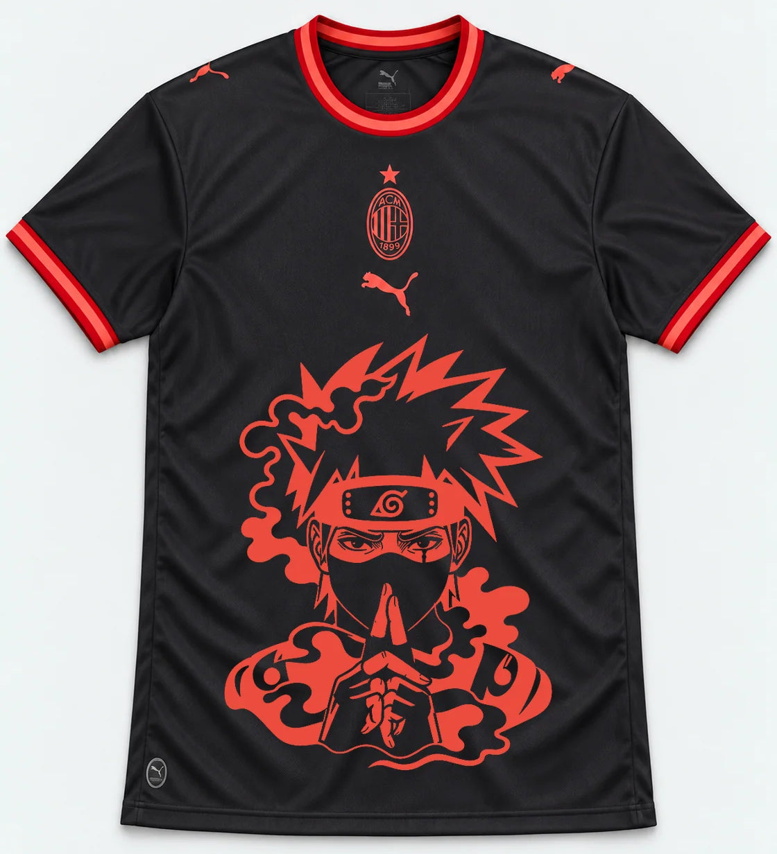 AC Milan Dark Kakashi Silent Jutsu Jersey — Front