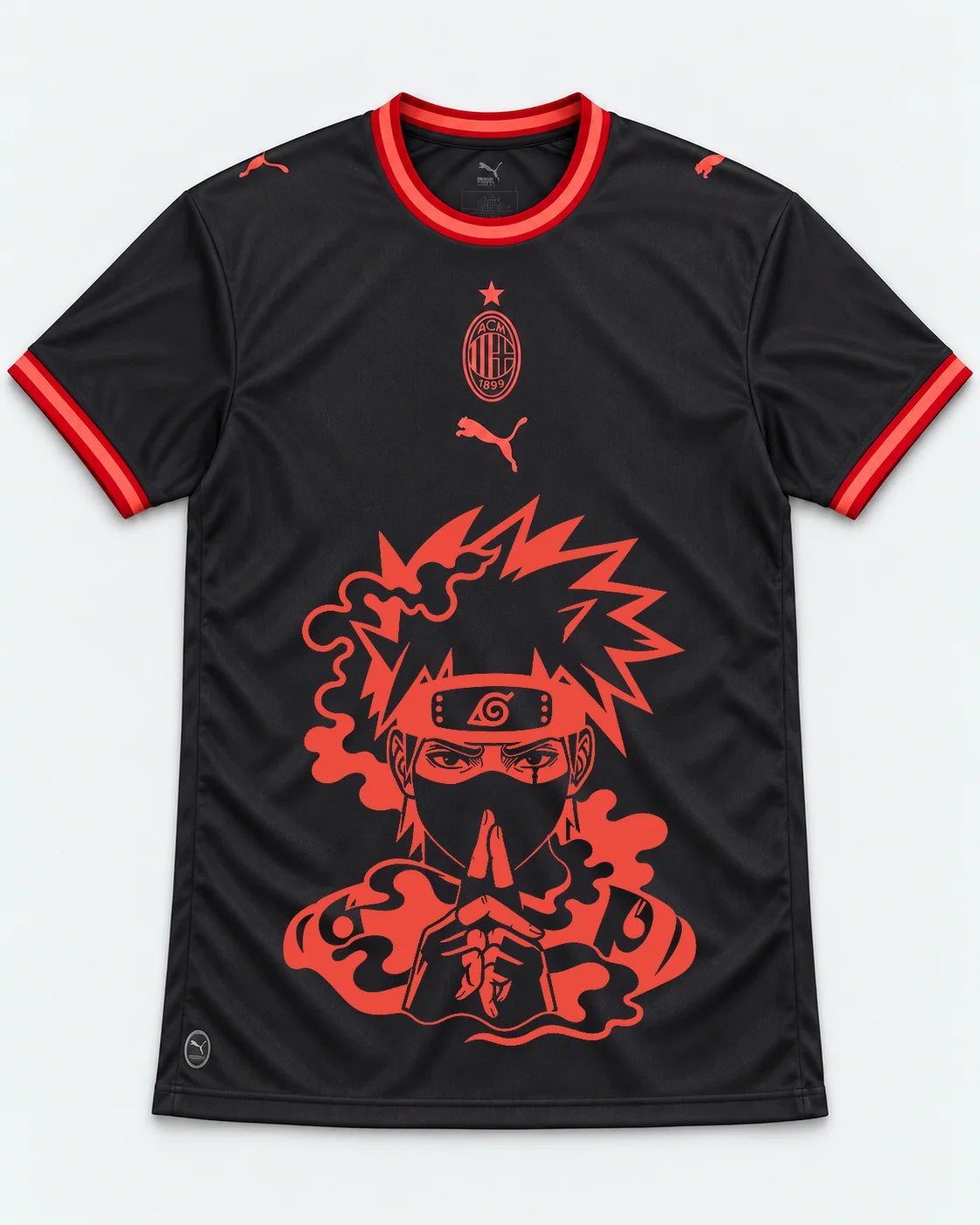 AC Milan Dark Kakashi Silent Jutsu Jersey — Front