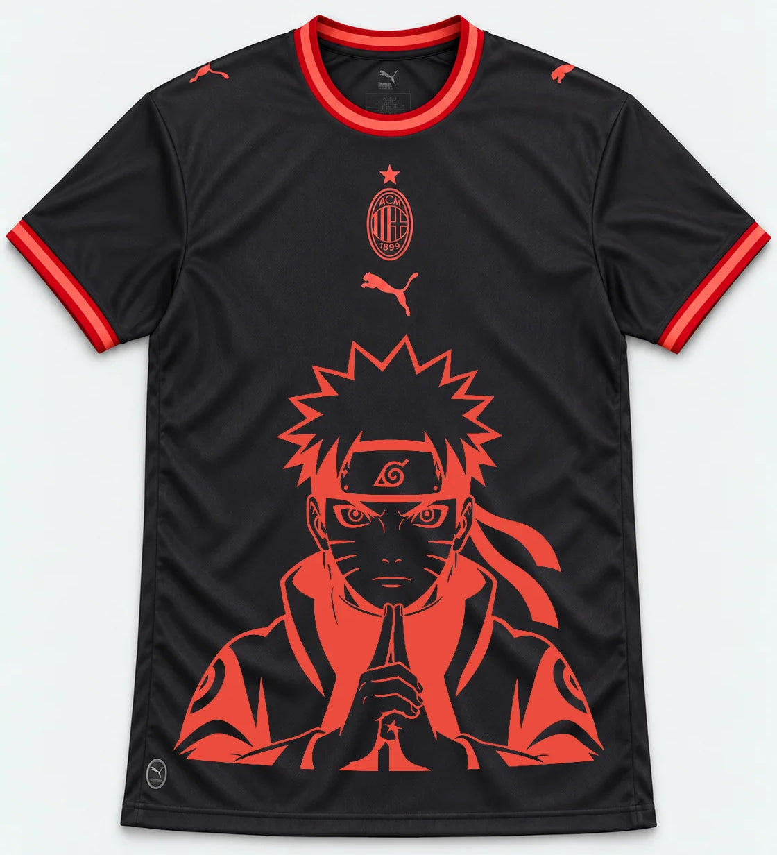 AC Milan Dark Naruto Sage Resolve Jersey — Front