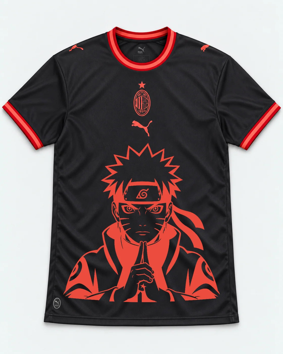 AC Milan Dark Naruto Sage Resolve Jersey — Front