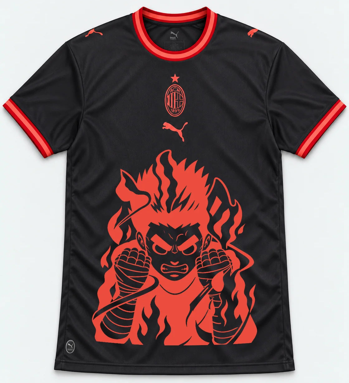 AC Milan Dark Rock Lee Inner Flame Jersey — Front