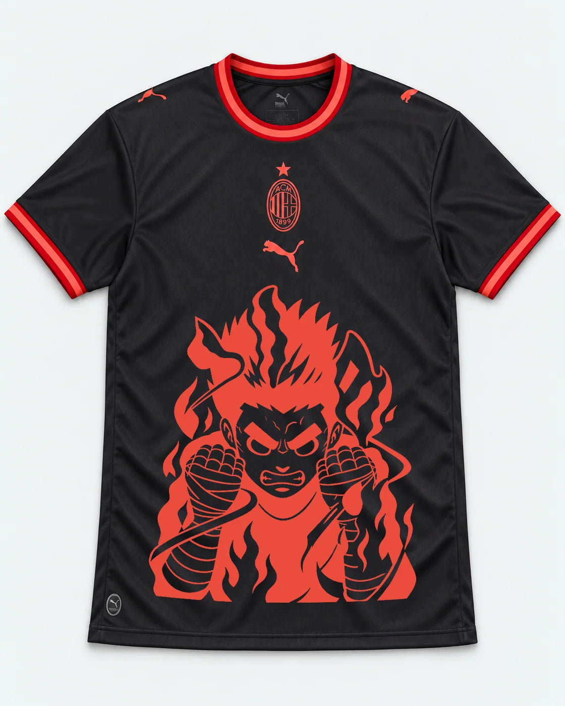 AC Milan Dark Rock Lee Inner Flame Jersey — Front