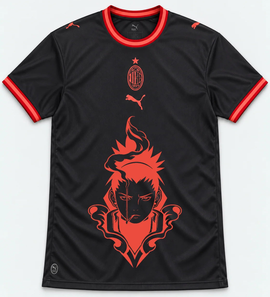 AC Milan Dark Shikamaru Shadow Mind Jersey — Front