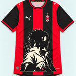 AC Milan Red Sasuke Last Uchiha Jersey — Front