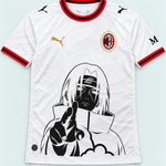 AC Milan White Itachi Silent Promise Jersey — Front